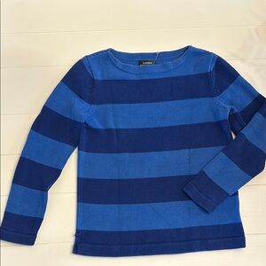 Lauren Ralph Lauren Blue Striped Sweater